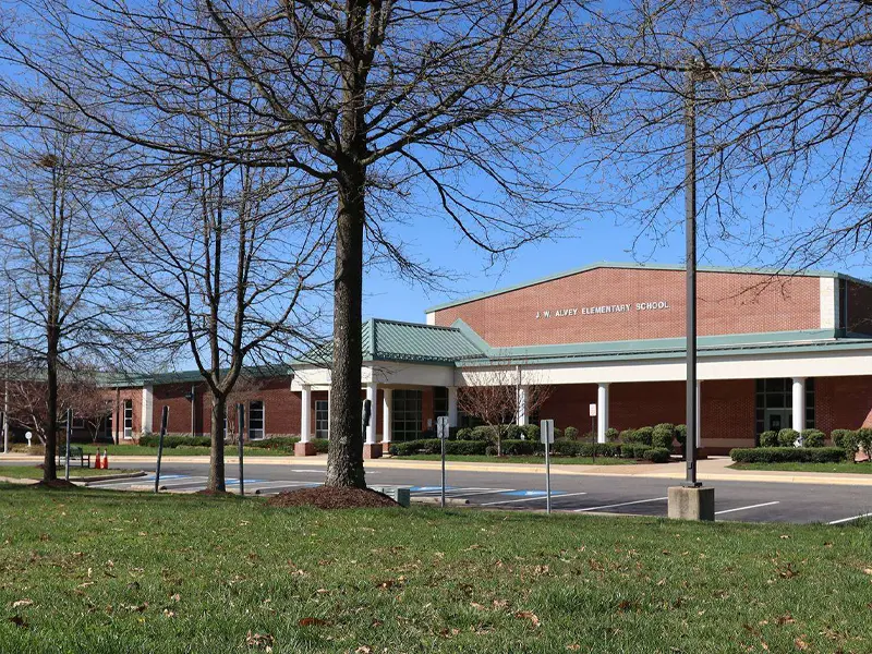 Alvey Elementary School entrance