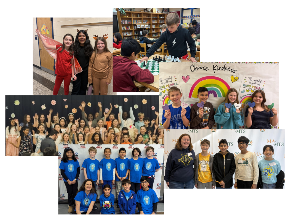 Small collage of different clubs at Alvey
