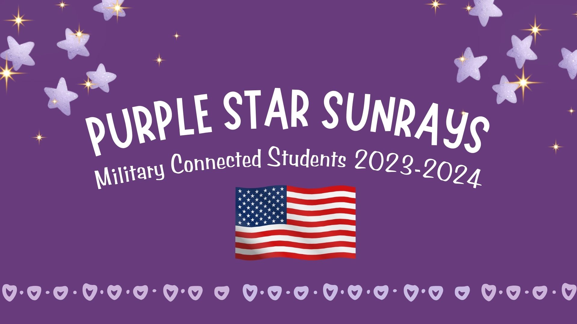 Purple Star Banner