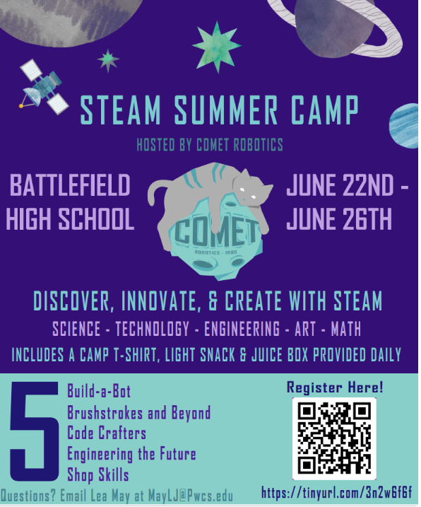 flyer for summer camp all info posted on webpage