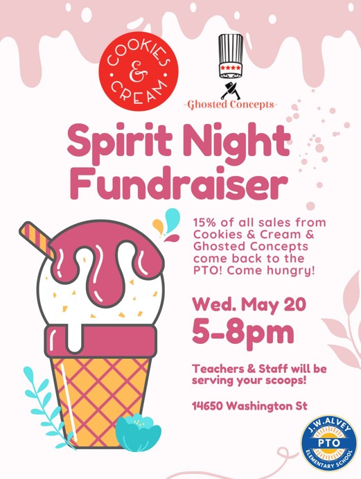 Cookies and cream flyer